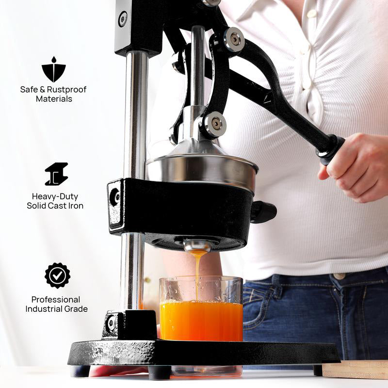 Professional Heavy-Duty Cast Iron Citrus Juicer