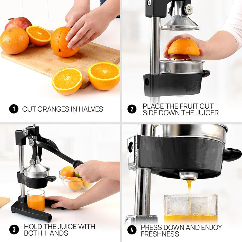 Professional Heavy-Duty Cast Iron Citrus Juicer