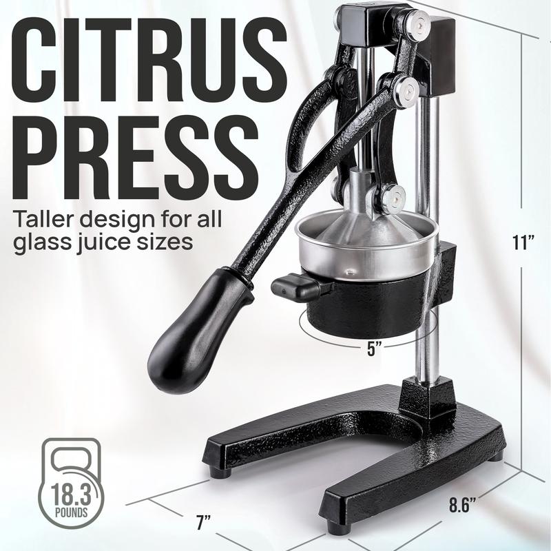 Professional Heavy-Duty Cast Iron Citrus Juicer