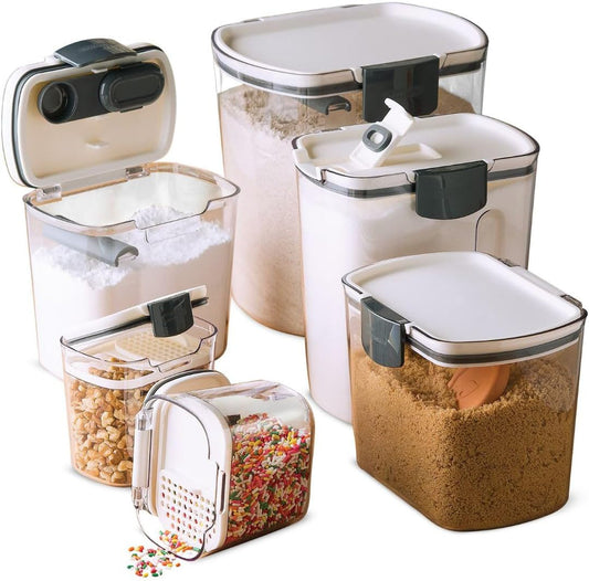 Progressive ProKeeper 6-Piece Baker's Storage Set Container Kitchen