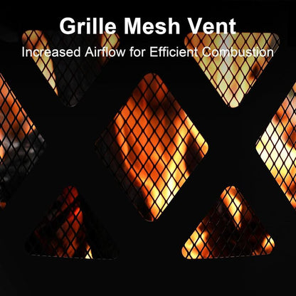 2-in-1 Wood Fire Pit will Grill